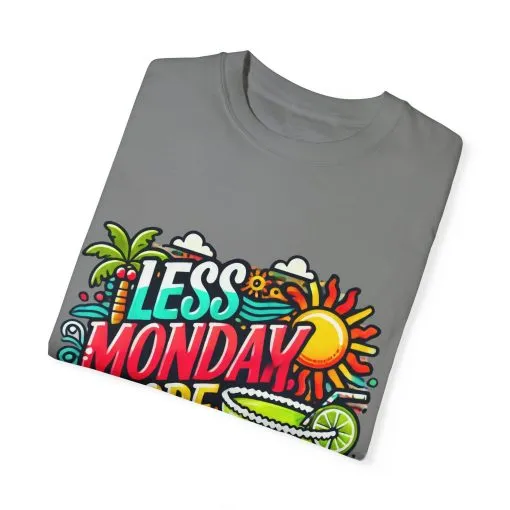 Less Monday More Margaritas Unisex T-Shirt - Fun Summer Vibes - Image 23