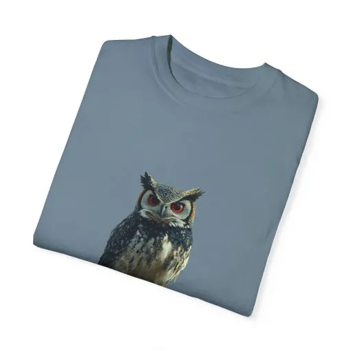 Funny Owl T-Shirt - "No Rules" Unisex Garment-Dyed Tee for Animal Lovers - Image 26
