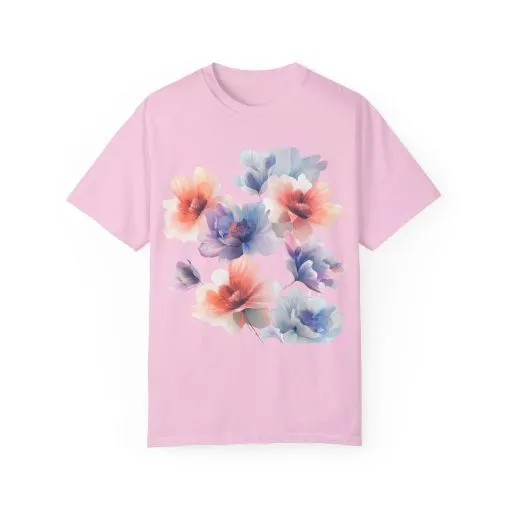 Floral Print Unisex T-Shirt - Perfect for Spring and Casual Occasions - Image 21
