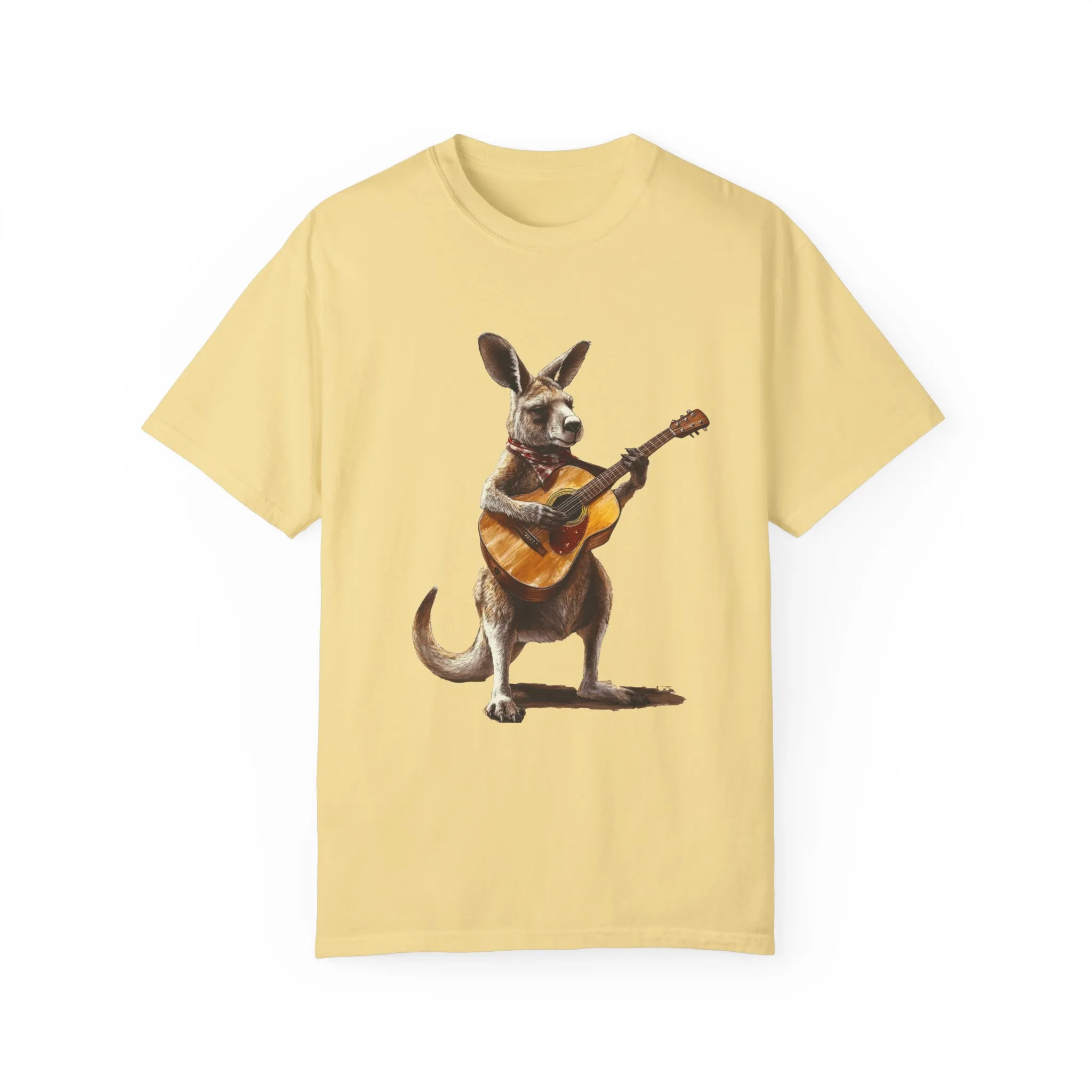 Funny Kangaroo Playing Guitar Unisex T-shirt - Image 29
