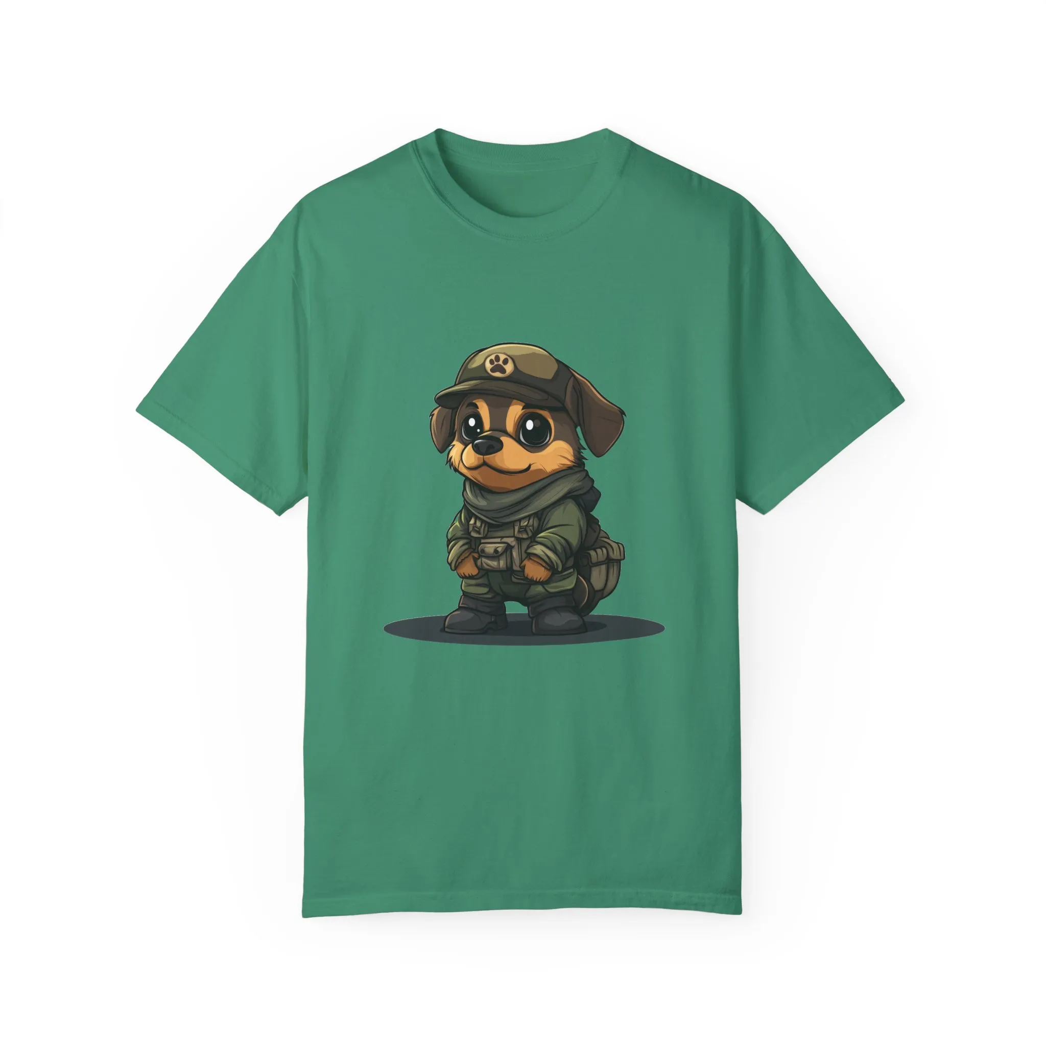 Cute Military Dog Graphic Unisex T-Shirt - Image 29
