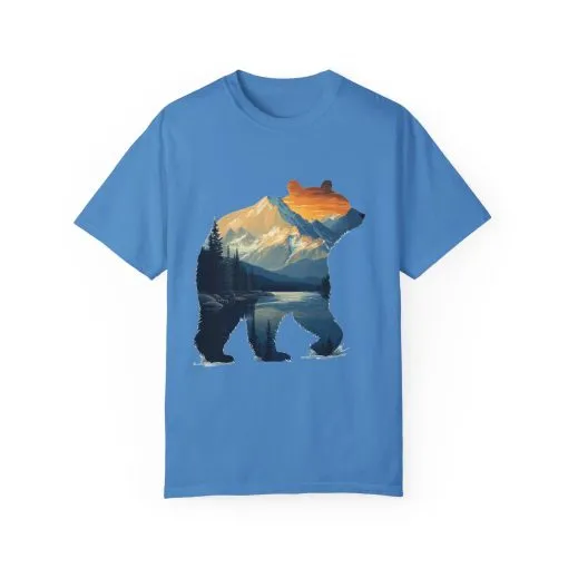Mountain Bear Graphic T-Shirt | Nature Lover Apparel