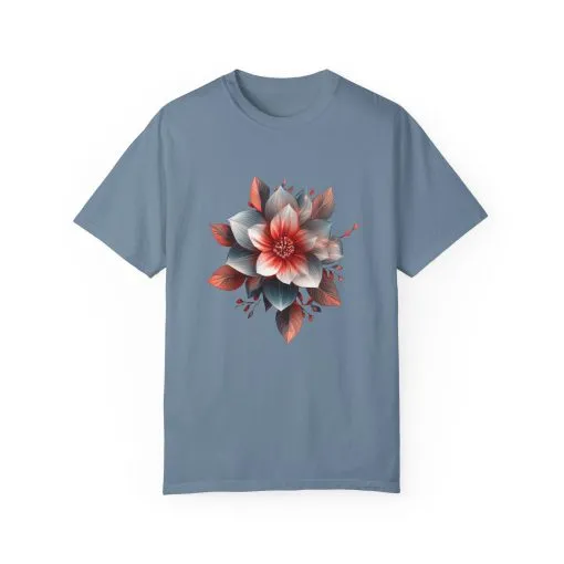Botanical Floral Unisex Garment-Dyed T-shirt - Perfect for Nature Lovers - Image 33