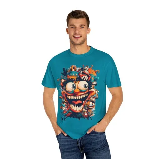 Whimsical Clown Graphic Unisex T-Shirt - Fun and Playful Design for Festivals and Everyday Wear - Image 11
