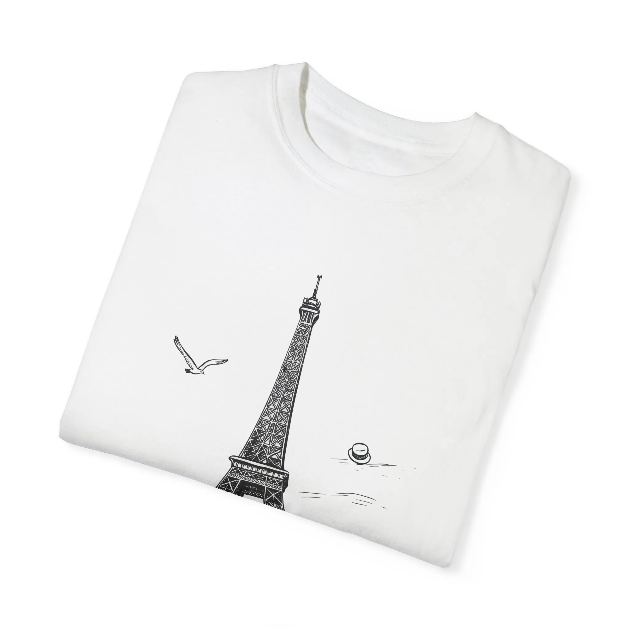 Eiffel Tower Graphic Unisex T-Shirt - Vintage Parisian Style - Image 6