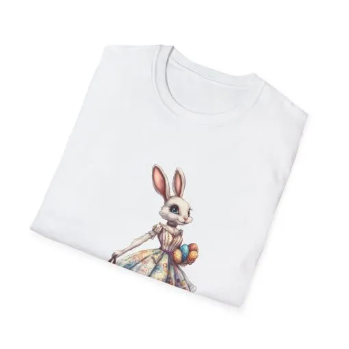 Easter Bunny Softstyle Unisex T-Shirt - Cute Spring Design for Holiday Celebrations - Image 8