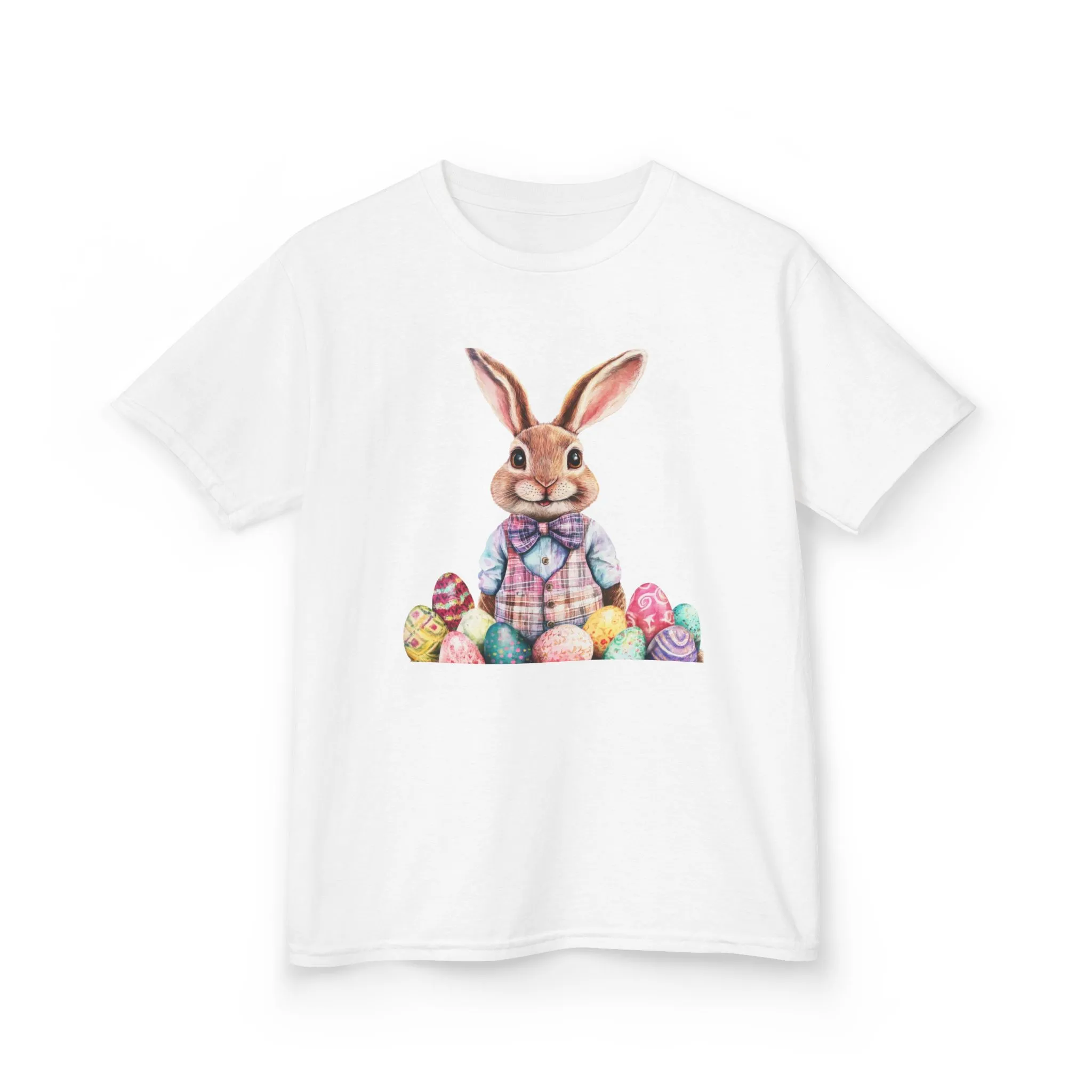 Easter Bunny Kids Heavy Cotton™ Tee - Cute Easter Celebration Shirt - Image 5