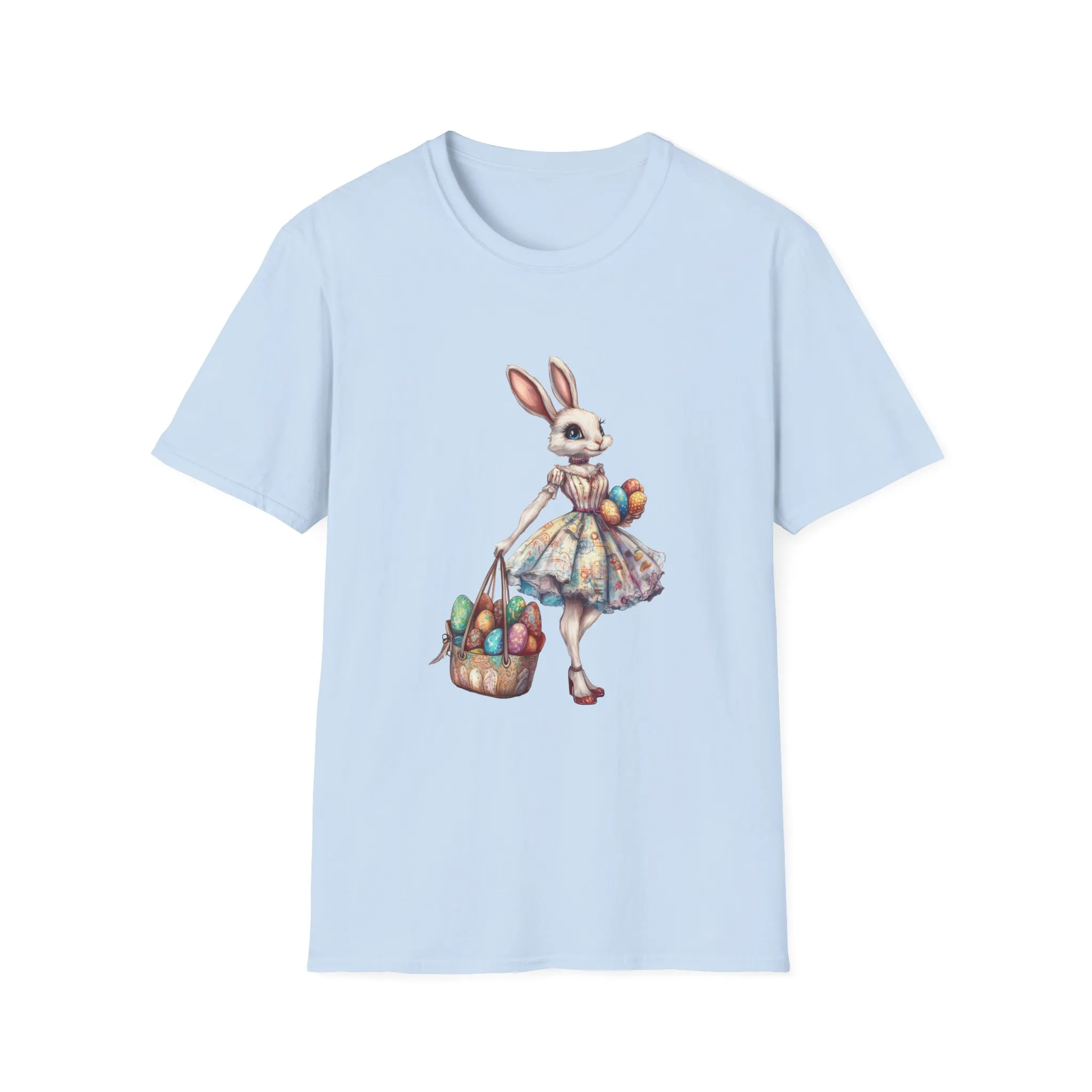 Easter Bunny Softstyle Unisex T-Shirt - Cute Spring Design for Holiday Celebrations - Image 26