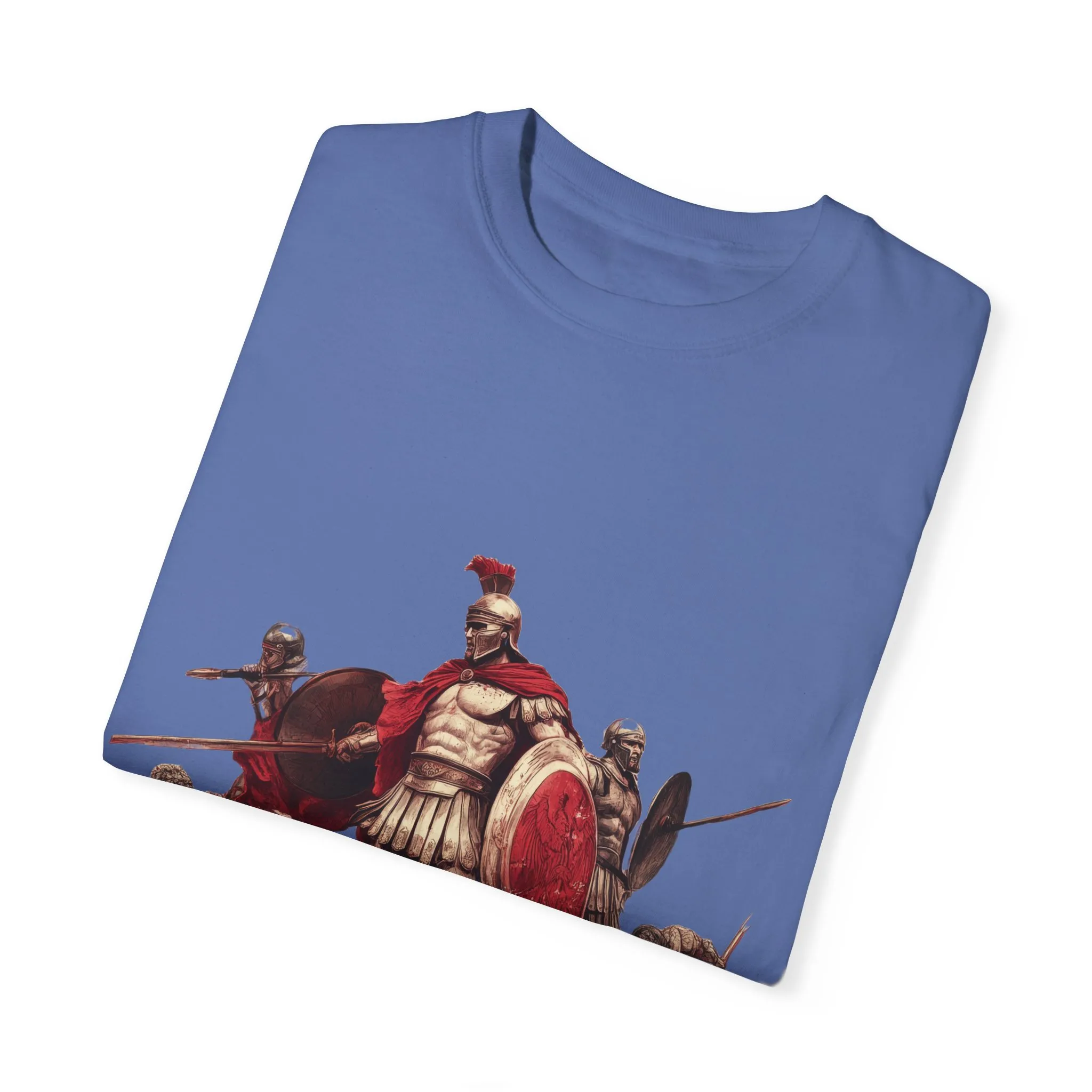 Warrior Spirit Unisex Garment-Dyed T-Shirt - Bold Roman Gladiator Design - Image 18