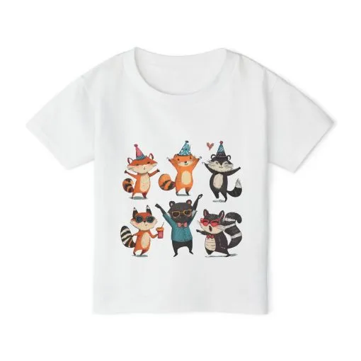 Fun Party Animal Toddler T-Shirt - Cute Animal Design - Image 4