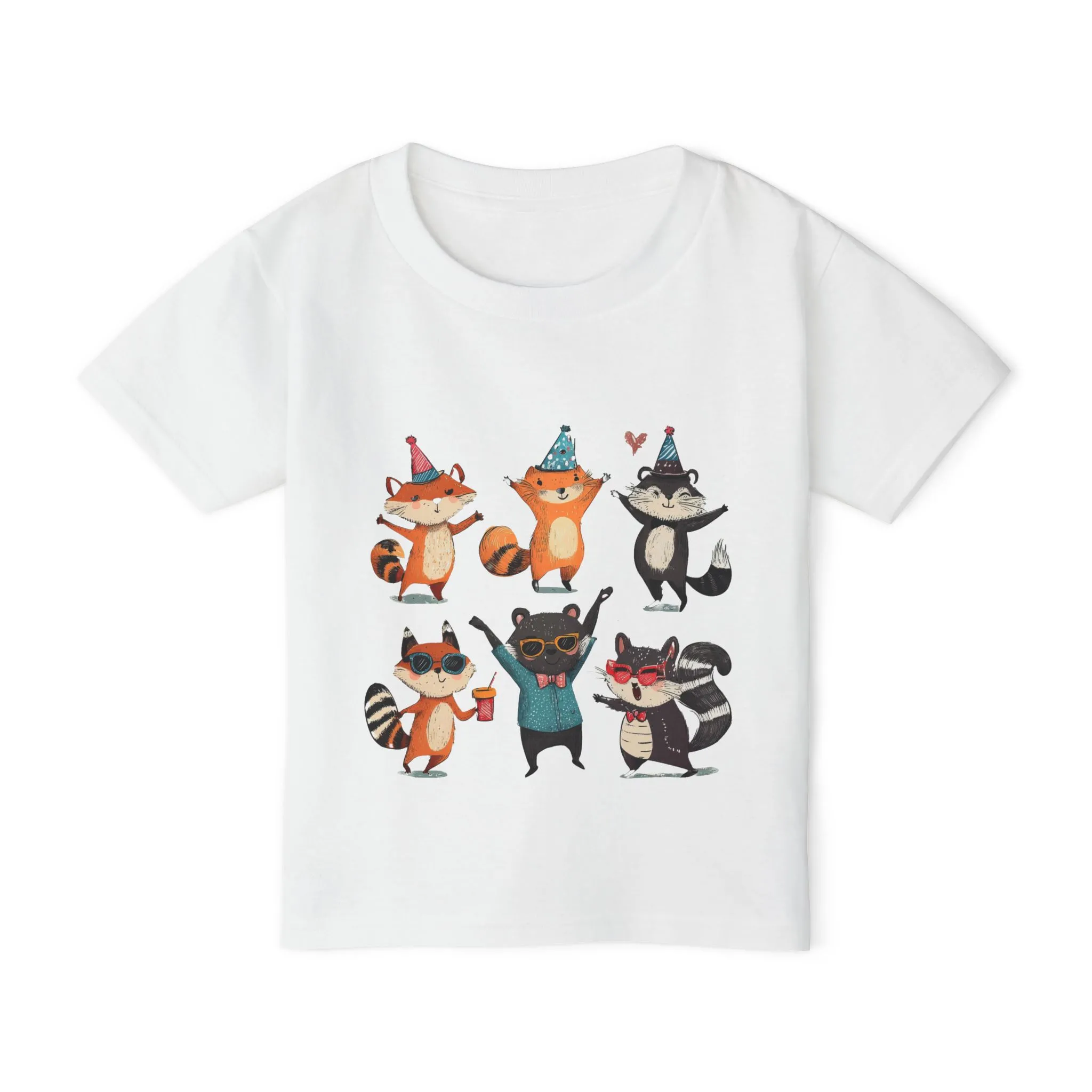 Fun Party Animal Toddler T-Shirt - Cute Animal Design - Image 4