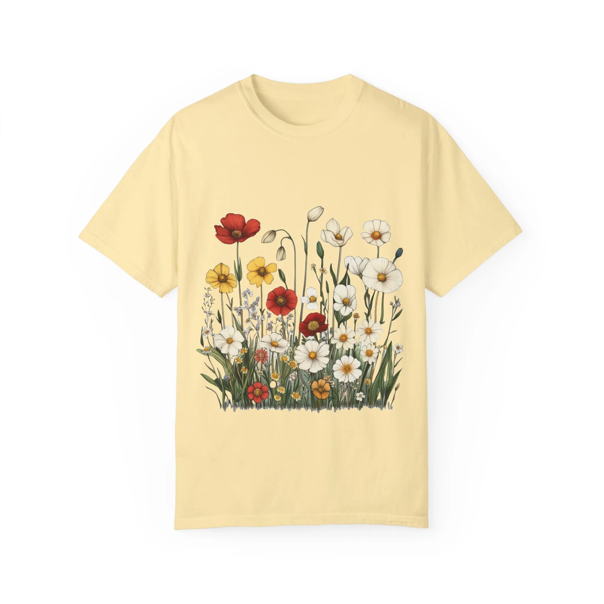 Floral Garden Unisex T-Shirt | Eco-Friendly, Casual Style for Spring & Summer - Image 7