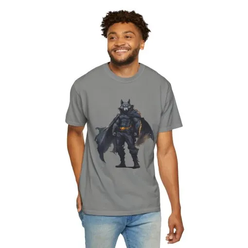 Heroic Wolf T-Shirt | Unisex Garment-Dyed Tee for Animal Lovers & Comic Fans - Image 32