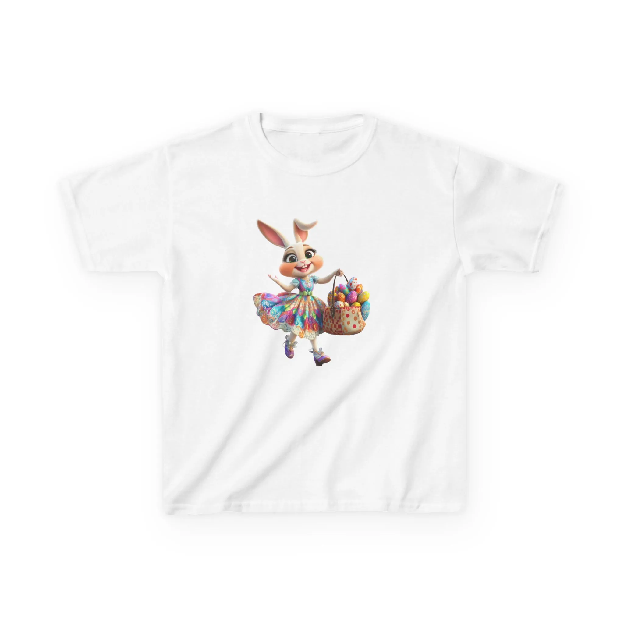 Easter Bunny Kids Tee - Cute Cotton T-Shirt for Spring Celebrations - Image 4