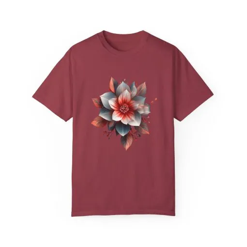 Botanical Floral Unisex Garment-Dyed T-shirt - Perfect for Nature Lovers - Image 41