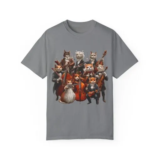 Whimsical Cat Orchestra Unisex T-Shirt - Perfect Gift for Animal Lovers - Image 29