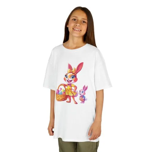 Easter Bunny Kids Tee - Cute Cotton T-Shirt for Spring Celebrations - Image 6