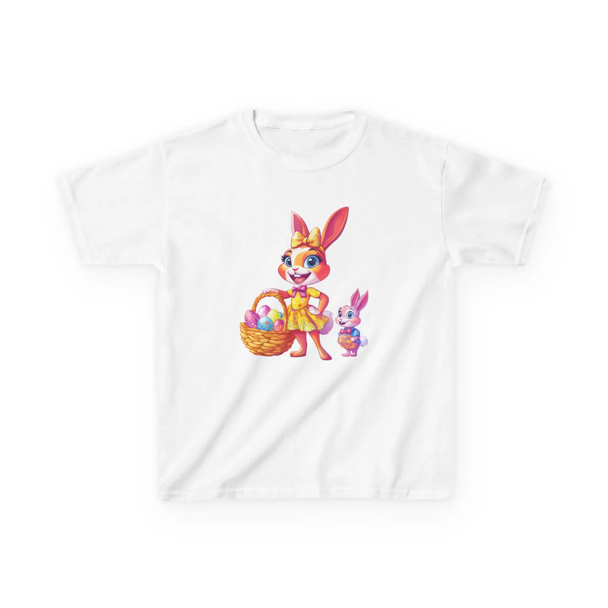 Easter Bunny Kids Tee - Cute Cotton T-Shirt for Spring Celebrations - Image 4