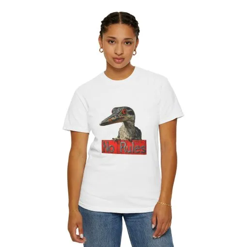 No Rules Unisex Garment-Dyed T-Shirt - Wild & Bold Graphic Tee - Image 8