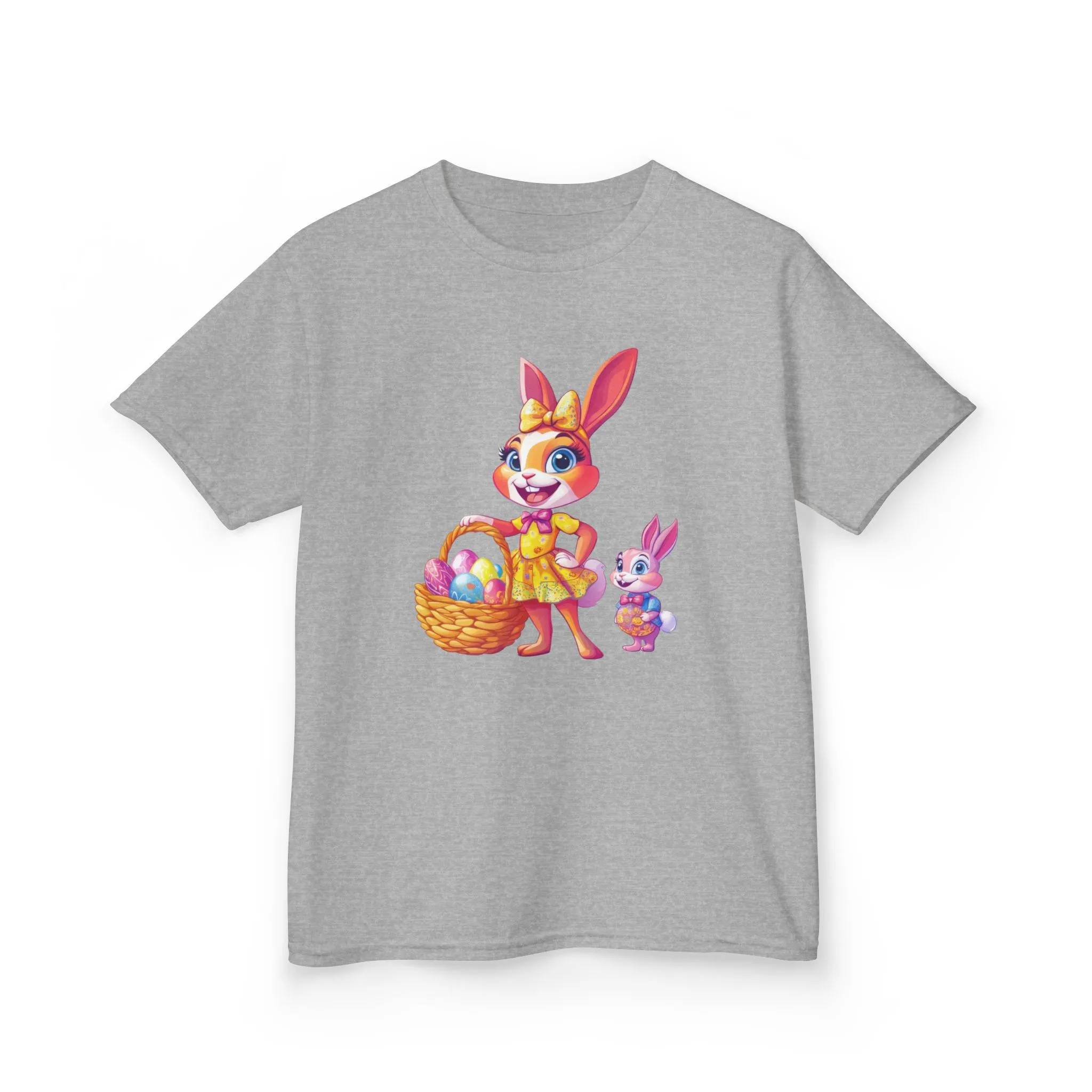 Easter Bunny Kids Tee - Cute Cotton T-Shirt for Spring Celebrations - Image 3