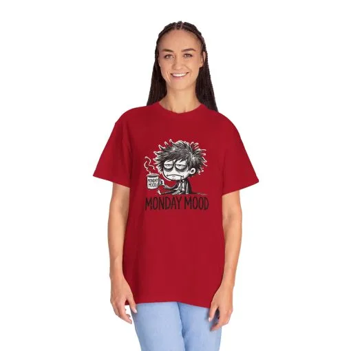 Unisex 'Monday Mood' Garment-Dyed T-Shirt - Perfect for Casual Days - Image 68
