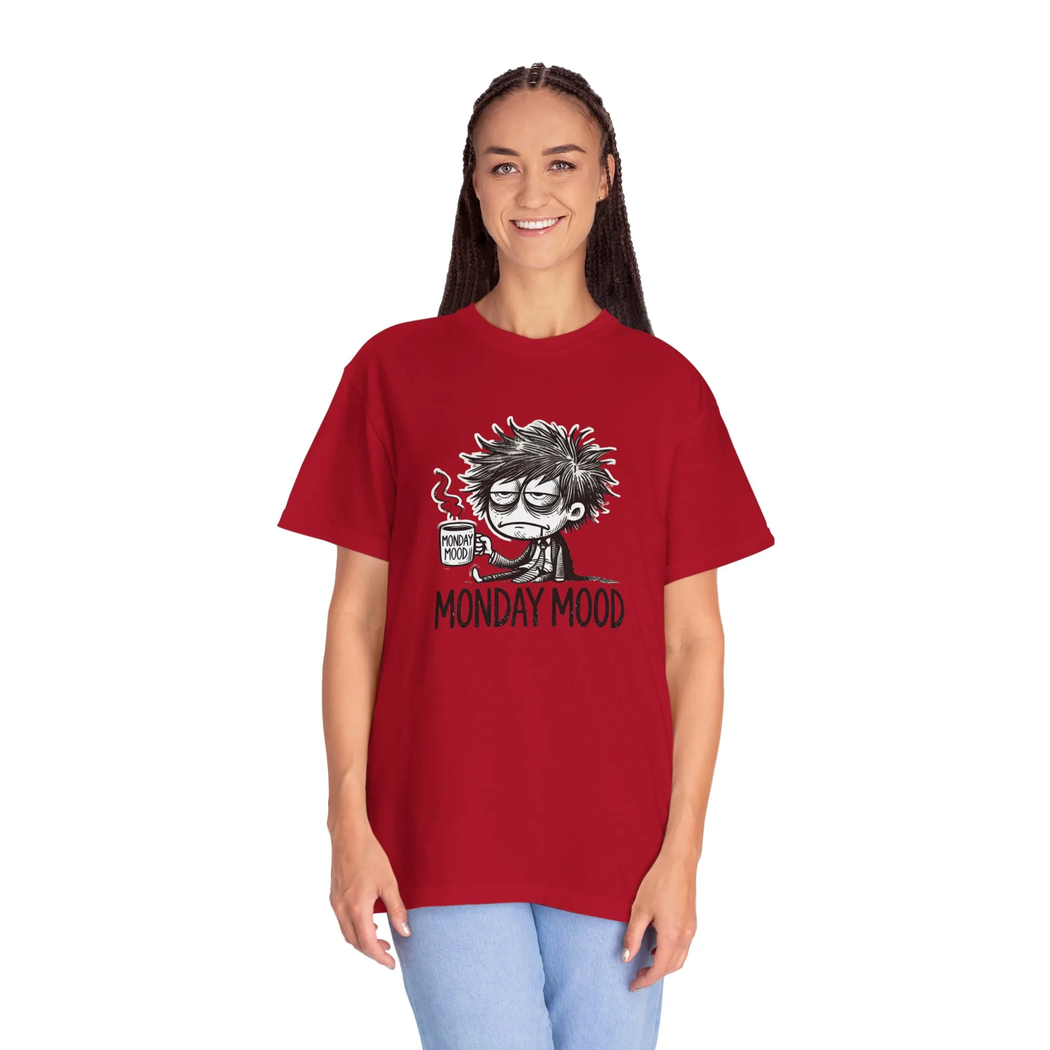 Unisex 'Monday Mood' Garment-Dyed T-Shirt - Perfect for Casual Days - Image 68