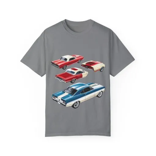 Classic Muscle Car Graphic Unisex T-Shirt – Perfect Gift for Auto Enthusiasts & Retro Lovers - Image 13