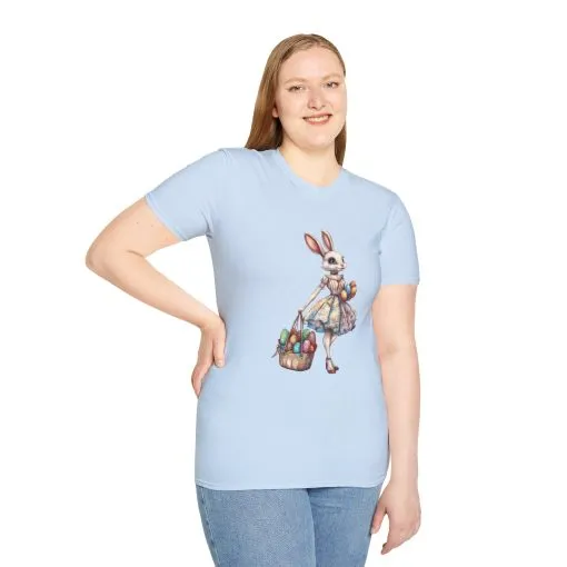 Easter Bunny Softstyle Unisex T-Shirt - Cute Spring Design for Holiday Celebrations - Image 29