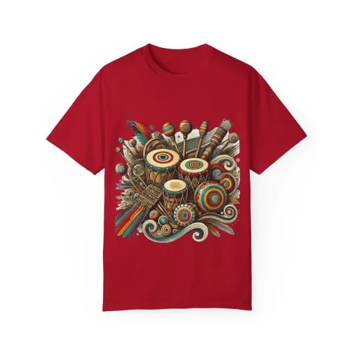 Colorful Bohemian Music Festival T-Shirt - Image 49