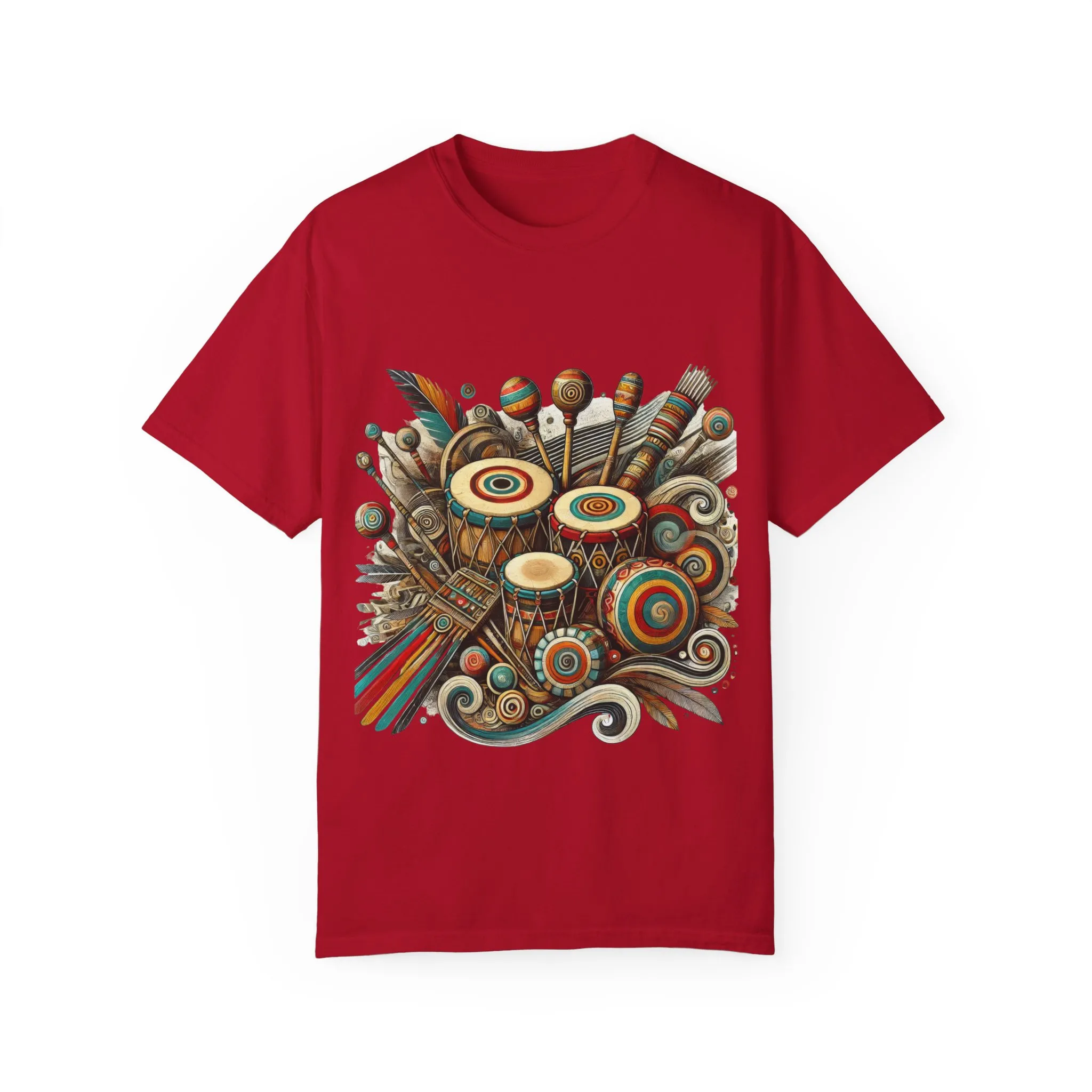 Colorful Bohemian Music Festival T-Shirt - Image 49