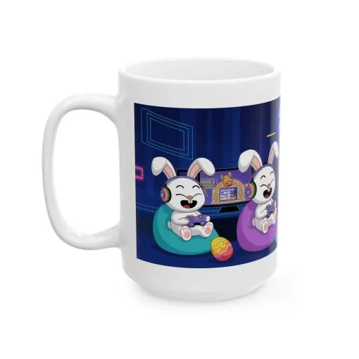 Gamer's Heaven Ceramic Mug - Perfect for Gaming Enthusiasts - 11oz & 15oz - Image 3