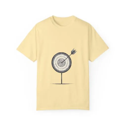 Unisex Garment-Dyed T-Shirt - Target Design for Archery Lovers - Image 9