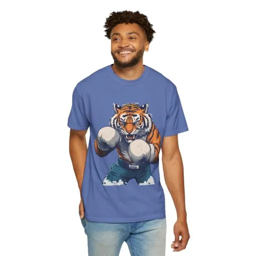Fierce Tiger Graphic Unisex T-Shirt - Bold Boxing Design - Image 27