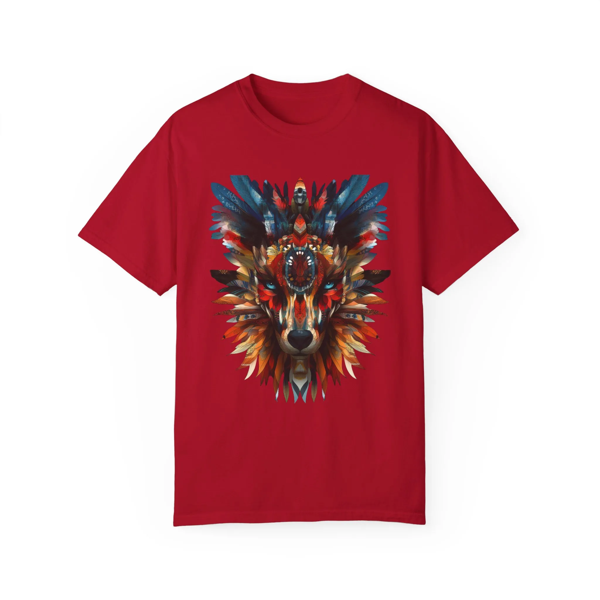 Vibrant Wolf Graphic Unisex T-Shirt - Nature Lover Apparel - Image 37