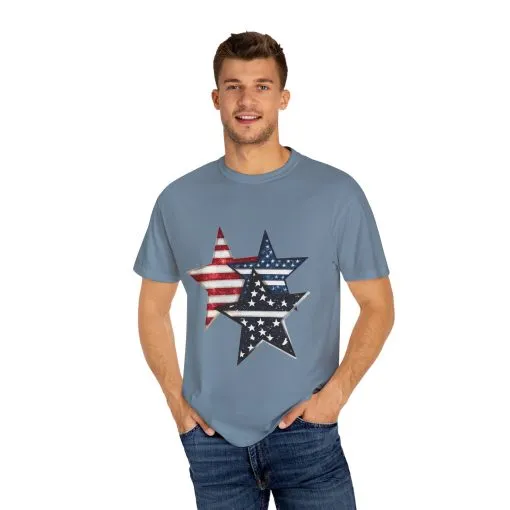 Patriotic Star Spangled Unisex T-Shirt - Image 7