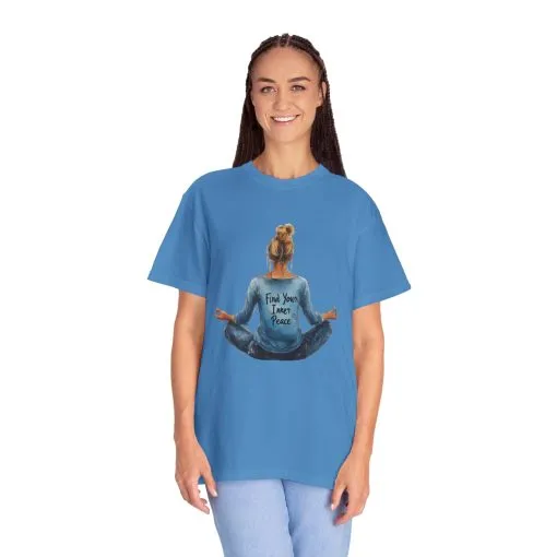 Find Your Inner Peace Unisex Garment-Dyed T-Shirt - Image 36