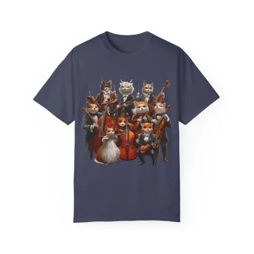 Whimsical Cat Orchestra Unisex T-Shirt - Perfect Gift for Animal Lovers - Image 44