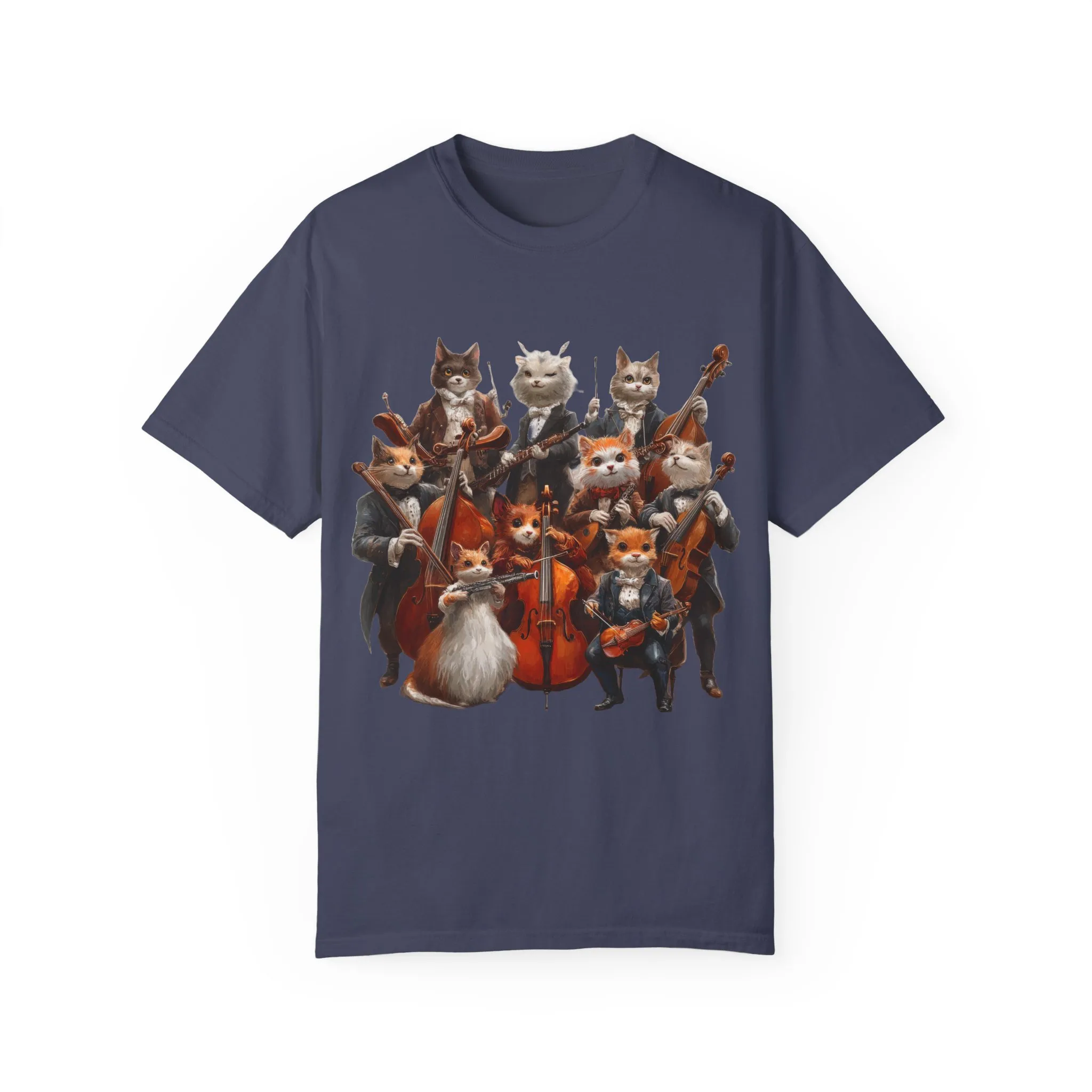 Whimsical Cat Orchestra Unisex T-Shirt - Perfect Gift for Animal Lovers - Image 44