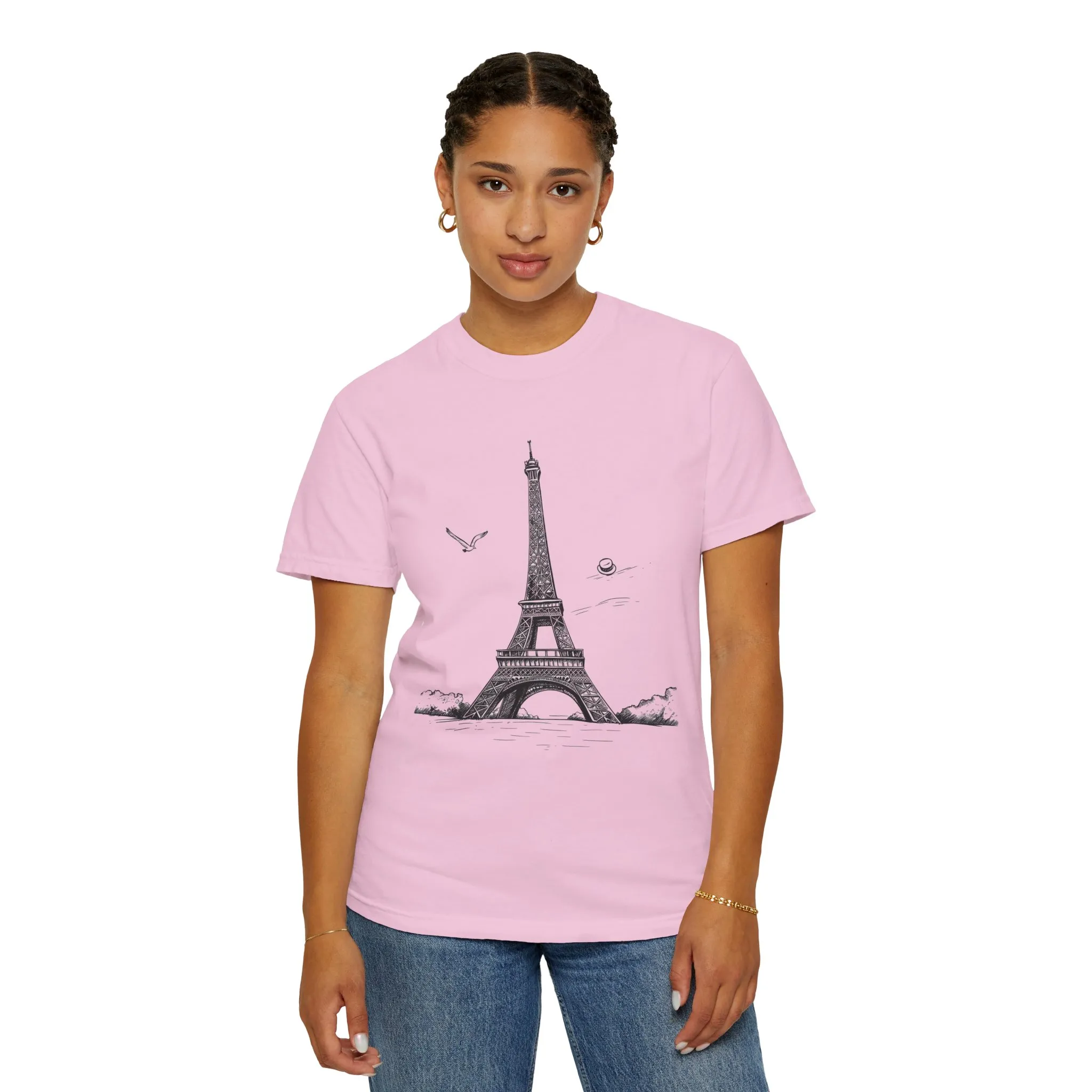 Eiffel Tower Graphic Unisex T-Shirt - Vintage Parisian Style - Image 36