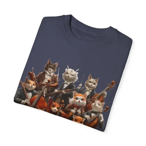 Whimsical Cat Orchestra Unisex T-Shirt - Perfect Gift for Animal Lovers - Image 45