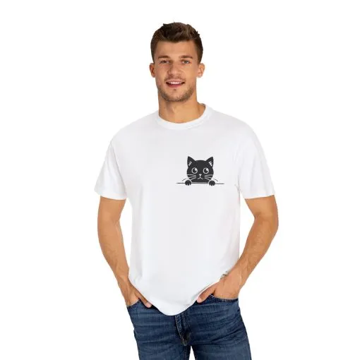 Cute Cat Graphic Unisex T-Shirt - Perfect for Cat Lovers - Image 4