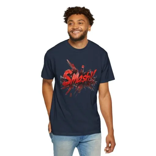 Unisex Smash Graphic T-Shirt – Trendy Casual Wear for Game Lovers - Image 28