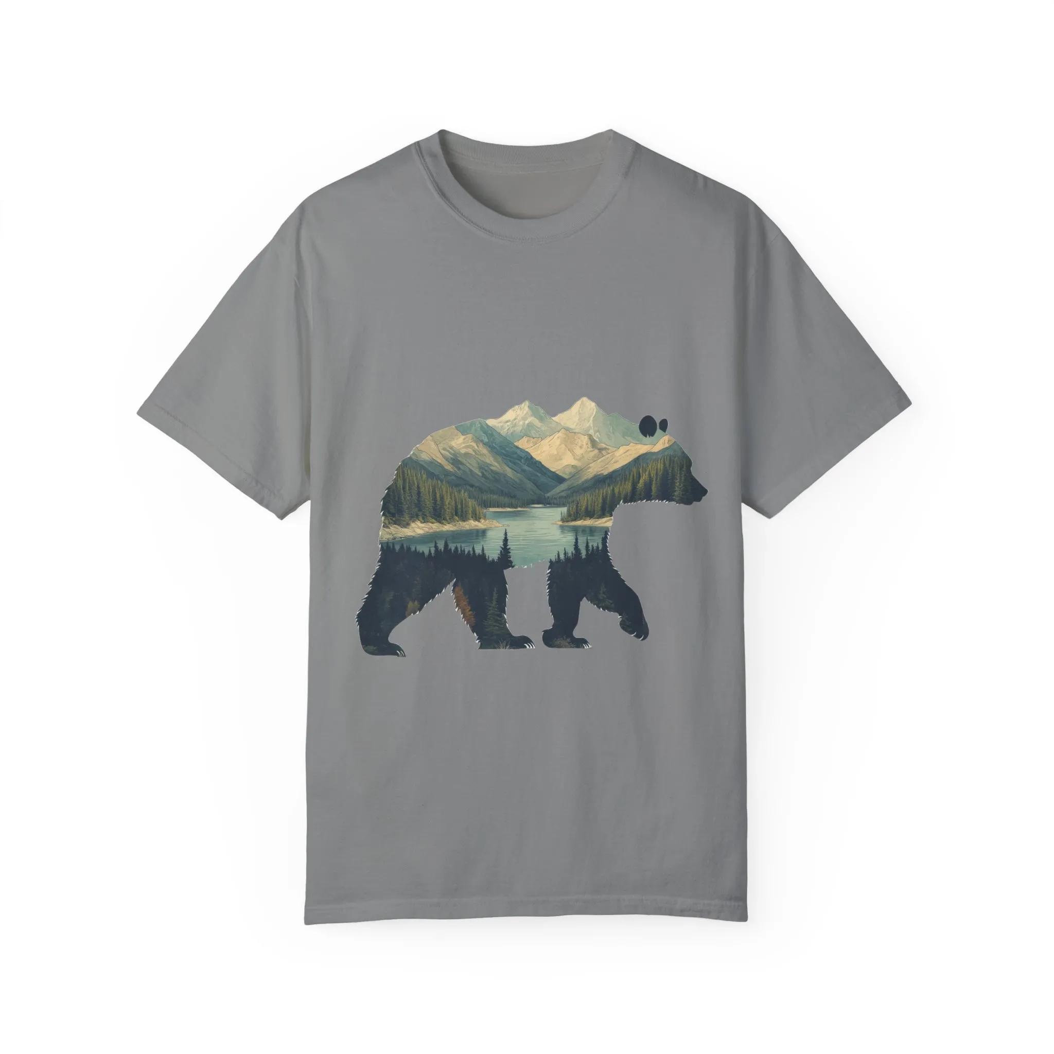 Nature-Inspired Bear Graphic Unisex T-Shirt - Image 28