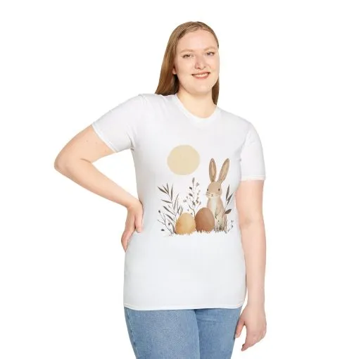 Spring Easter Bunny Graphic Unisex T-Shirt - Image 9
