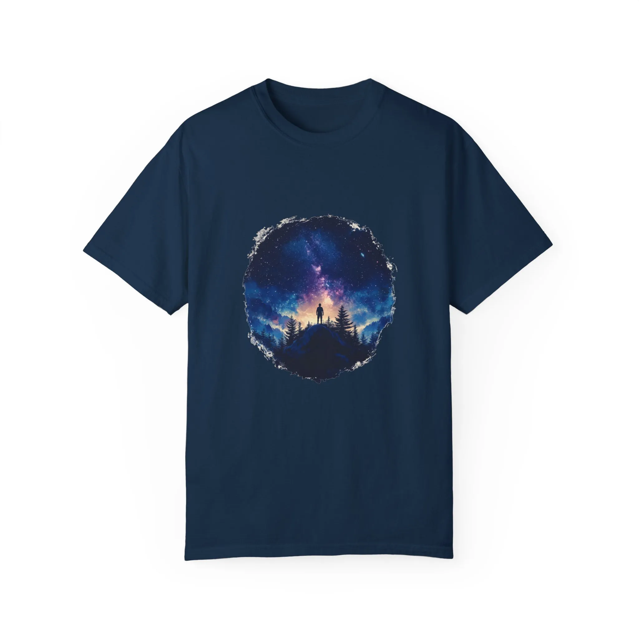 Galactic Night Unisex Garment-Dyed T-Shirt - Cosmic Adventure Tee - Image 13
