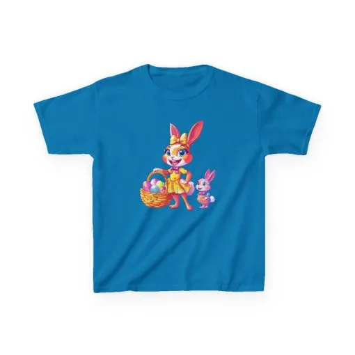 Easter Bunny Kids Tee - Cute Cotton T-Shirt for Spring Celebrations - Image 16