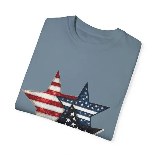 Patriotic Star Spangled Unisex T-Shirt - Image 6