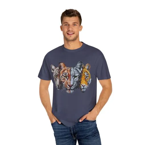Wildlife Fusion Unisex Garment-Dyed T-Shirt - Image 39