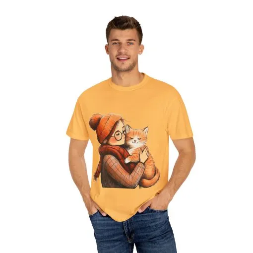 Elegantly Flowing Dance Silhouette Unisex Garment-Dyed T-Shirt - Image 22