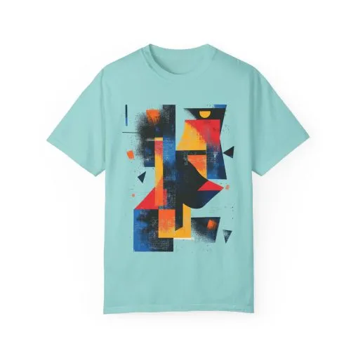 Colorful Abstract Art T-Shirt | Unisex Garment-Dyed Tee - Image 13